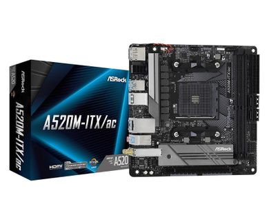 Asrock, płyta główna, A520M-ITX/AC