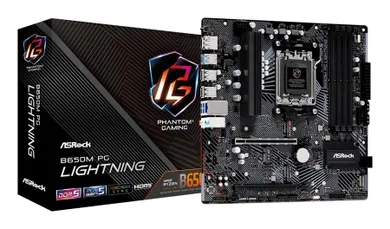 Asrock, płyta główna, B650M PG LIGHTNING AM5 4DDR5 HDMI/DP mATX