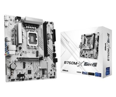 ASRock, płyta główna, B760M-X GEN5 s1700 2DDR5 DP/HDMI mATX