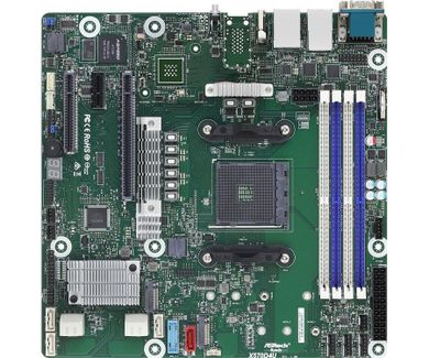 Asrock, płyta główna, X570D4U, AM4 AMD Ryzen X570, SATA, 2xM.2, 2xGbE