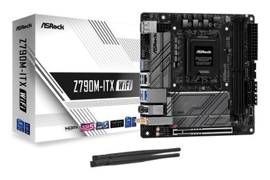 ASRock, płyta główna, Z790M-ITX WIFI S1700 2DDR5 HDMI M.2 mITX
