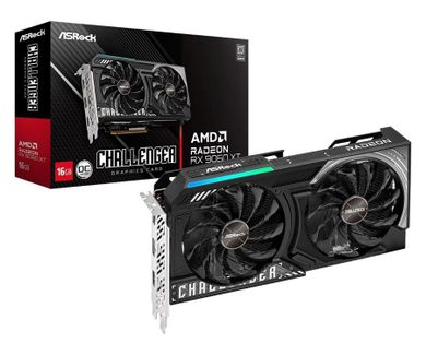 Asrock, Radeon RX 9060 XT Challenger, karta graficzna, 16GB GDDR6 128bit 2DP/HDMI