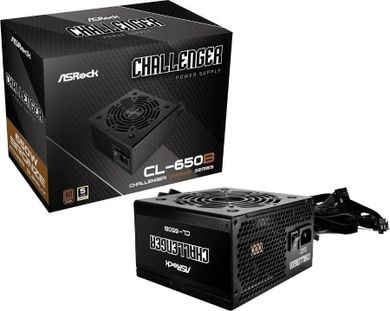 ASRock, zasilacz, CL-650B, 650W, 80PLUS BRONZE