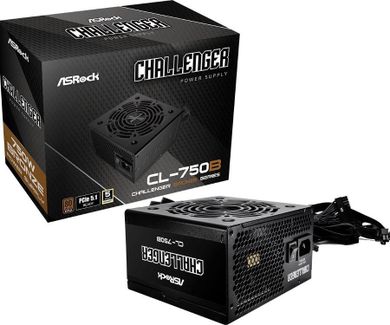 ASRock, zasilacz, CL-750B, 750W, 80PLUS BRONZE