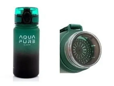 Astra, Aqua Pure, bidon sportowy, green/black, 400 ml