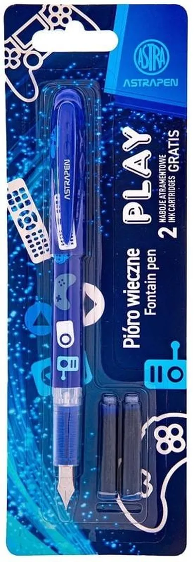 Astra, Astrapen, pióro wieczne + 2 naboje, Play, 1 szt.