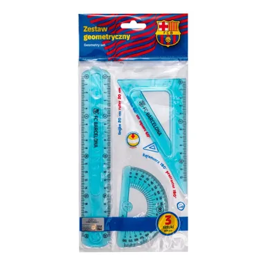 Astra, FC Barcelona, Flexi, zestaw geometryczny, 3 elementy