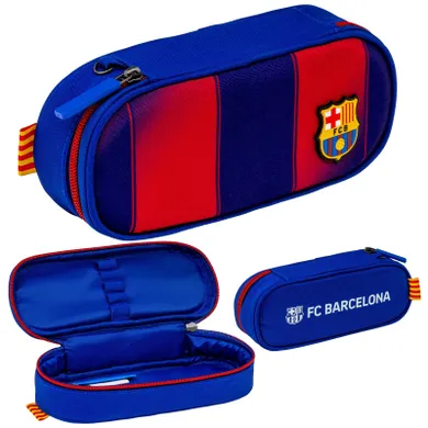 Astra, FC Barcelona, piórnik owalny, niebieski