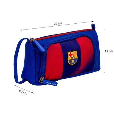 Astra, FC Barcelona, piórnik saszetka, niebieski