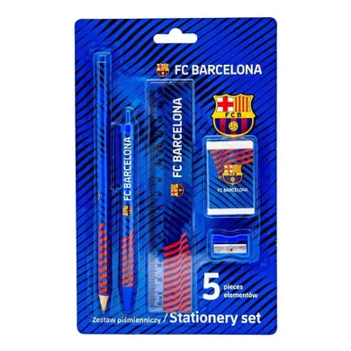 Astra, FC Barcelona, zestaw piśmienniczy, 5 elementów