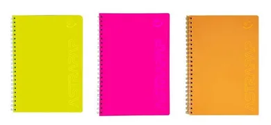 Astra, kołozeszyt, A4, 100 kartek, kratka, fluo, 1 szt.