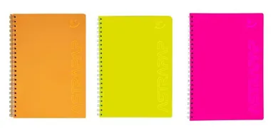 Astra, kołozeszyt, A5, 80 kartek, linia, fluo, 1 szt.