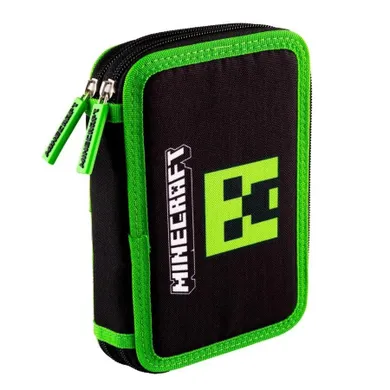 Astra, Minecraft, piórnik rozkładany, podwójny, Creeper