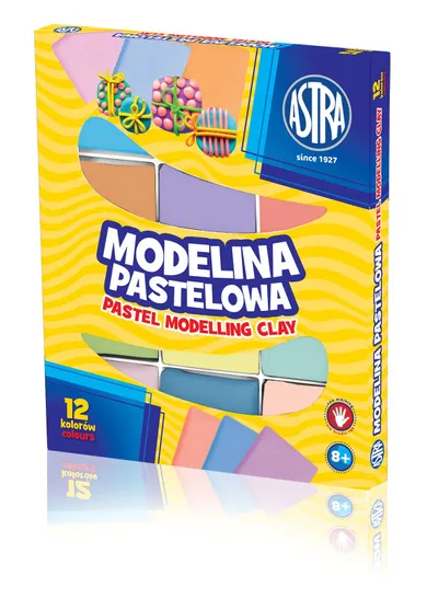 Astra, modelina pastelowa, 12 kolorów