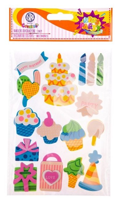 Astra, naklejki dekoracyjne, party