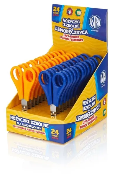 Astra, nożyczki szkolne, dla leworęcznych