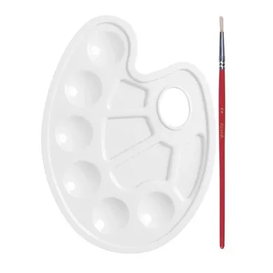 Astra, paletka do mieszania farb z pędzelkiem