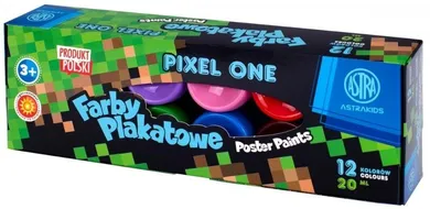 Astra, Pixel One, farby plakatowe, 12 kolorów