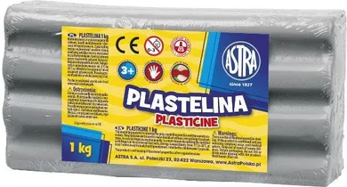 Astra, plastelina, popielata, 1 kg