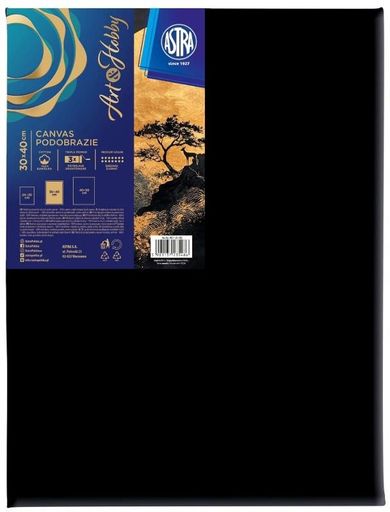 Astra, podobrazie malarskie, czarne, 30-40 cm