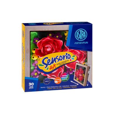 Astra, Sensorio Art, masa plastyczna, piwonie z ramką, 30 kolorów
