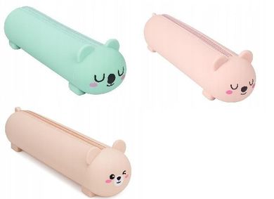 Astra, silikonowy piórnik tuba, Animals, 1 szt.