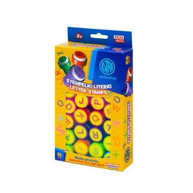 Astra, Stempelki Literki, Nauka alfabetu, pieczątki zapachowe, 26 szt.