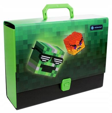 Astra, teczka z rączką, Pixel Hero, 9 cm, 1 szt.