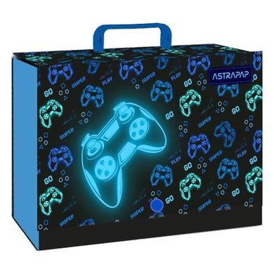 Astra, teczka z rączką XL, Go Playing, 9 cm, 1 szt.