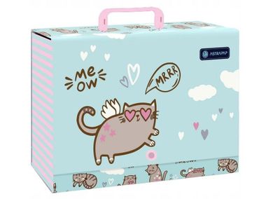 Astra, teczka z rączką XL, Meow, 9 cm, 1 szt.