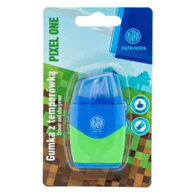 Astra, temperówka i gumka 2w1, Pixel One