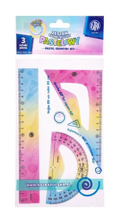 Astra, zestaw geometryczny Flexi, 3 elementy, 20 cm