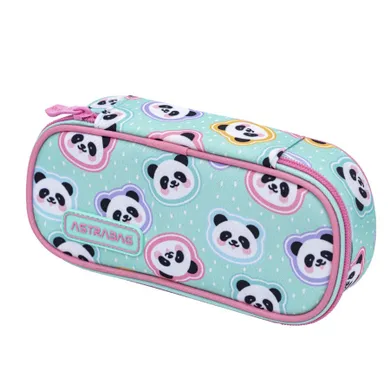 Astrabag, piórnik, owalny, Minty Pandas