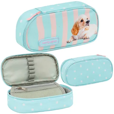 Astrabag, piórnik owalny, Puppy Line