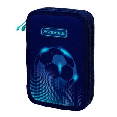 Astrabag, piórnik rozkładany, podwójny, Football Light