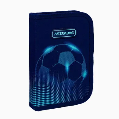 Astrabag, piórnik rozkładany, pojedynczy, Football Light