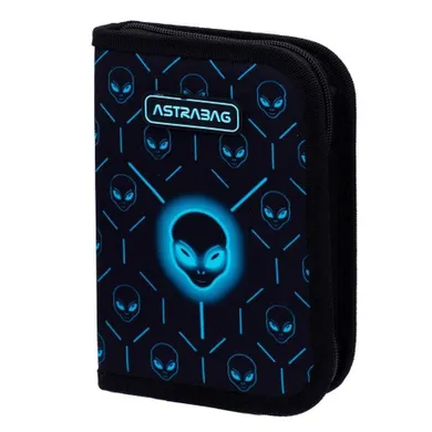 Astrabag, piórnik rozkładany, pojedynczy, Neon Ufo