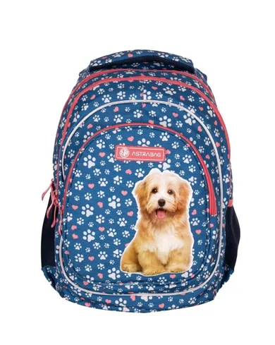 Astrabag, plecak szkolny, 3-komorowy, Cute Puppy