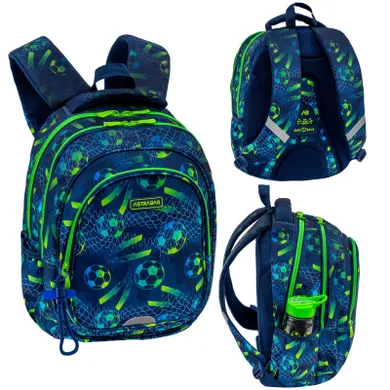 Astrabag, plecak szkolny, 3-komorowy, Football