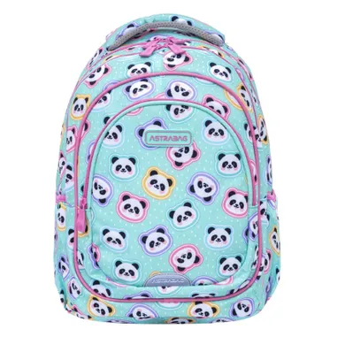 Astrabag, plecak szkolny, 3-komorowy, Minty Pandas