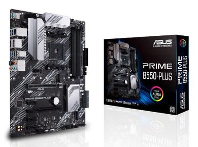 Asus, płyta główna, PRIME B550-PLUS AM4 4DD R4 HDMI/DP M.2 ATX