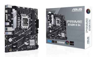 Asus, płyta główna, PRIME B760M-K D4