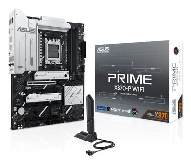 Asus, płyta główna, PRIME X870-P WIFI AM5 4 DDR5 HDMI/USB-C