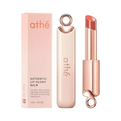 Athe, Authentic Lip Glowy Balm, balsam do ust, wegański, 03 crave, 3.3g