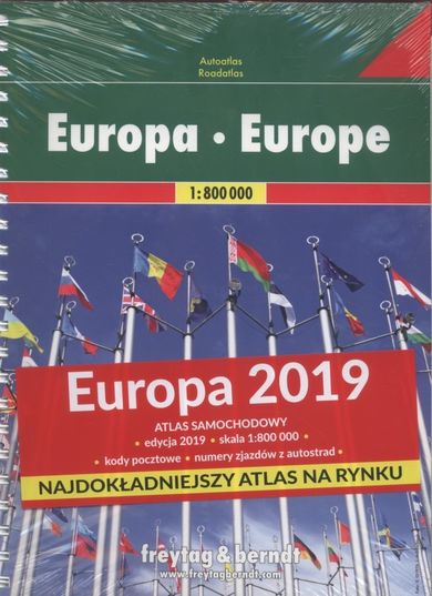Atlas Europa. 1:800 000. 2019