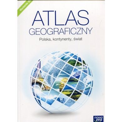 Atlas geograficzny. Polska, kontynenty, świat