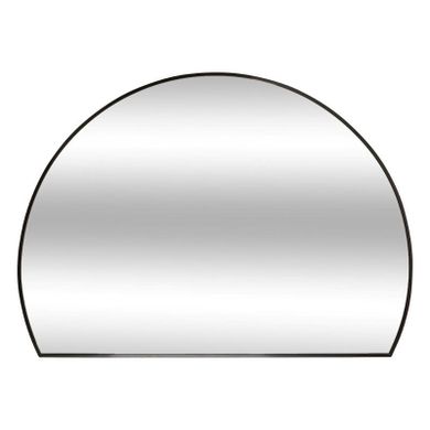 Atmosphera, Alice, lustro półokrągłe do przedpokoju, metalowa rama, 90-65 cm