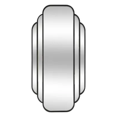 Atmosphera, Benedita, lustro wiszące, duże, art deco, metalowa rama, 50,5-100,3 cm