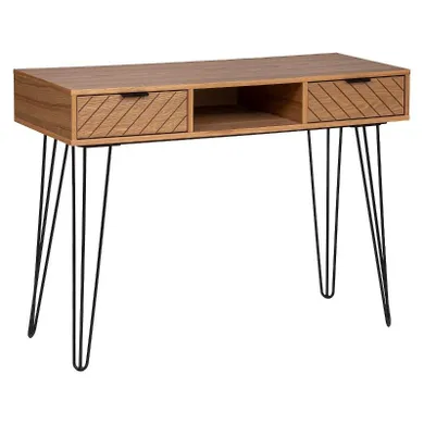 Atmosphera, biurko z szufladami, Naomi, metalowe nogi, 110-40-78.5 cm