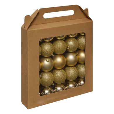 Atmosphera, bombki na choinkę, 6 cm, 25 szt.
